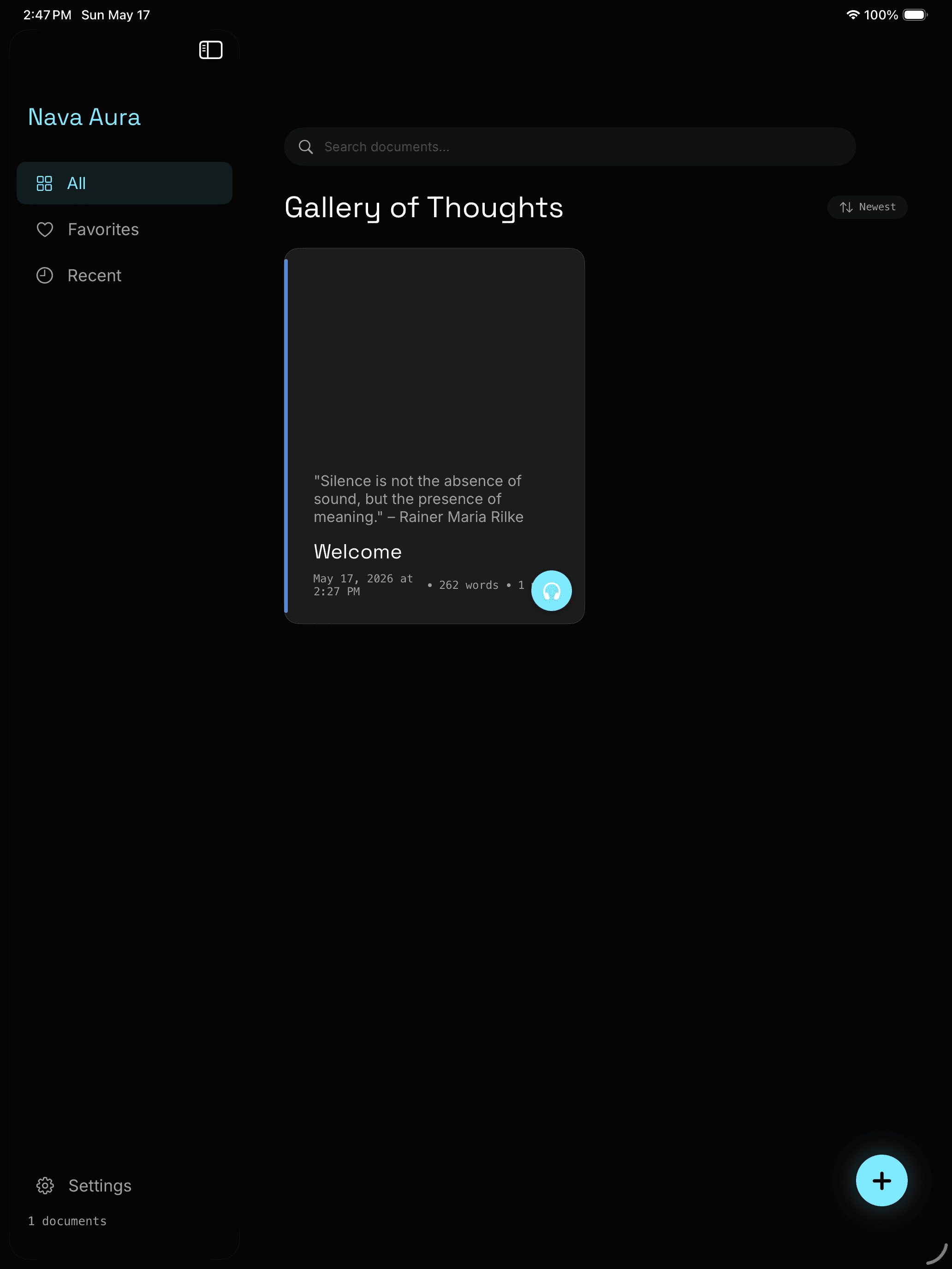 Gallery of Thoughts